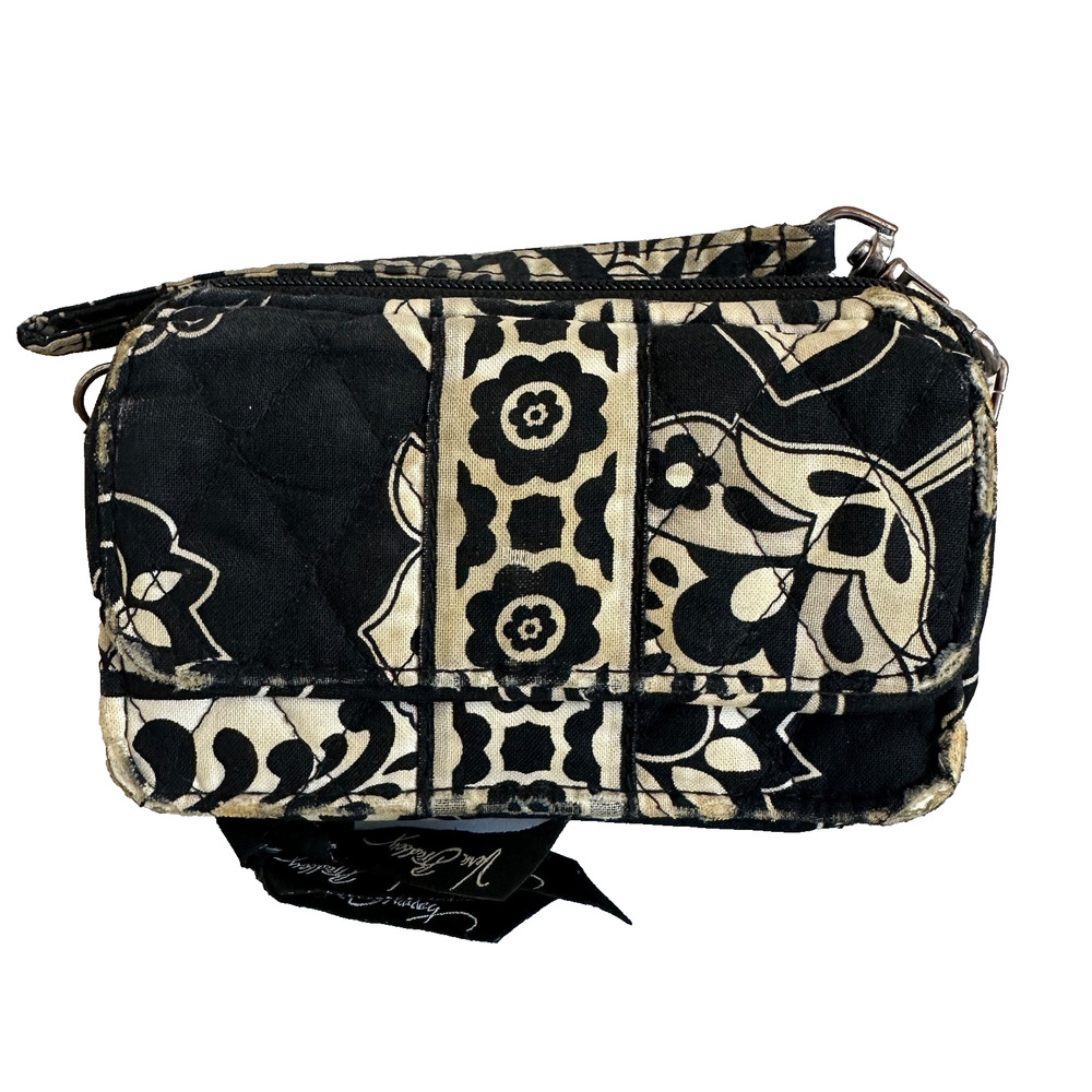 Vera Bradley Midnight Paisley All In One Wristlet Wallet For Crafts Or Repairs
